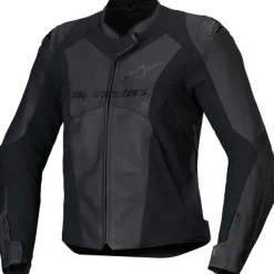 Alpinestars Stella Faster V3 Leather Motorjas Black Black 1100> Motorjassen