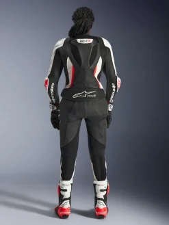 Alpinestars Stella Gp-R7 2Pc Leather Suit Racepak Black/White/Red Fluo><noscript><img width=