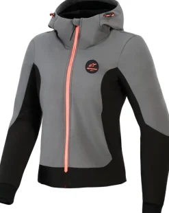 Alpinestars Stella Radium Tech Hoodie Deep Gray/Black> Motorhoodies|Motorjassen