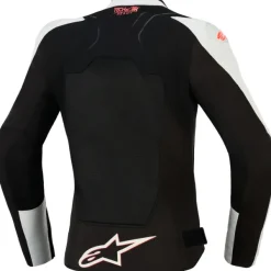 Alpinestars Stella Smx Air Motorjas Ice Gray/Black/Coral Fluo> Motorjassen