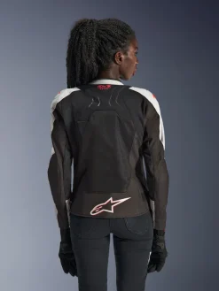 Alpinestars Stella Smx Air Motorjas Ice Gray/Black/Coral Fluo><noscript><img width=