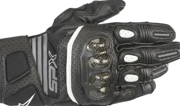 Alpinestars Stella Sp X Air Carbon V2 Gloves Black Anthracite 104> Motorhandschoenen