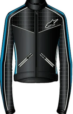 Alpinestars Stella T-Dyno Air Motorjas Black Light Blue Ecru 1495> Motorjassen