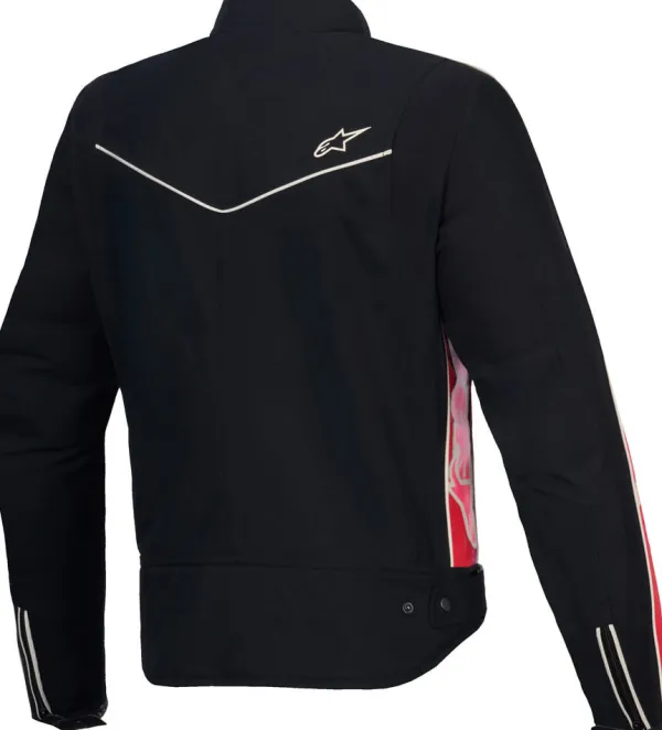 Alpinestars Stella T-Dyno WR Motorjas Black Bright Red Fuchsia 1499> Motorjassen