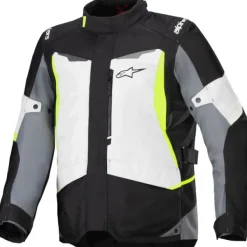 Alpinestars ST-1 Waterproof Motorjas Ice Gray/Black/Yellow Fluo 9145> Motorjassen