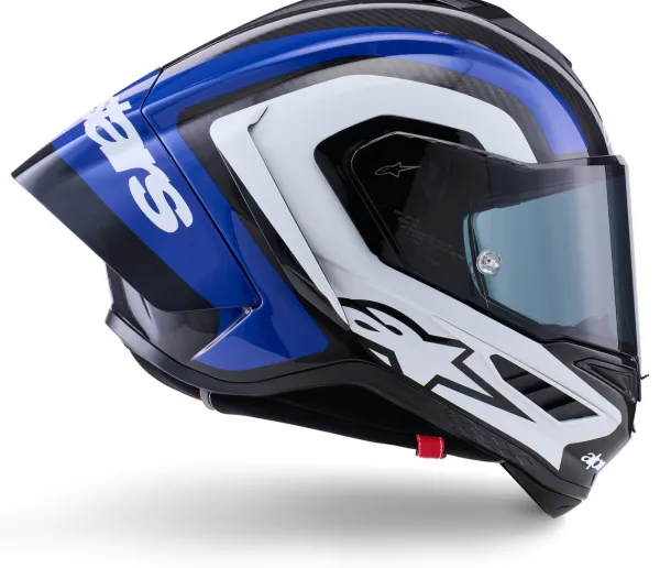 Alpinestars Supertech R10 Arius Black White Blue Glossy> Integraalhelmen