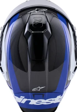 Alpinestars Supertech R10 Arius Black White Blue Glossy><noscript><img width=