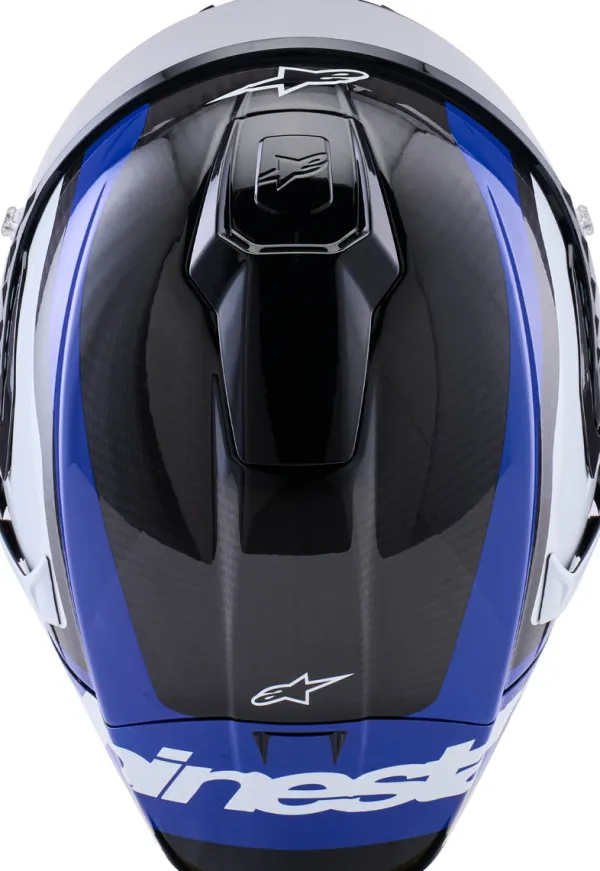Alpinestars Supertech R10 Arius Black White Blue Glossy> Integraalhelmen