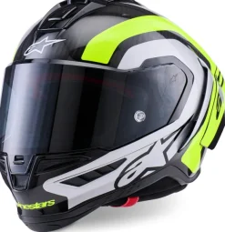 Alpinestars Supertech R10 Arius Black Silver Yellow Fluo Glossy><noscript><img width=