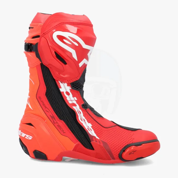 Alpinestars Supertech R 2021 Bright Red Red Fluo 3029>Heren Heren Motorlaarzen|Race Motorlaarzen