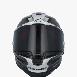 Alpinestars Supertech R10 Element Black Carb Silver Black Glossy><noscript><img width=