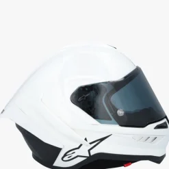 Alpinestars Supertech R10 Solid White Glossy Black Matt><noscript><img width=