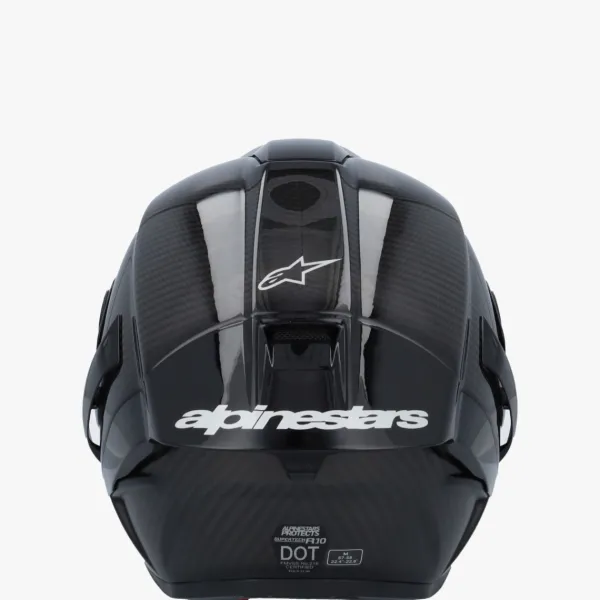 Alpinestars Supertech R10 Solid Black Carbon M&G> Integraalhelmen|Carbon Helmen