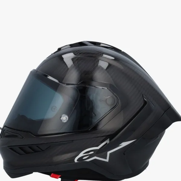 Alpinestars Supertech R10 Solid Black Carbon M&G> Integraalhelmen|Carbon Helmen