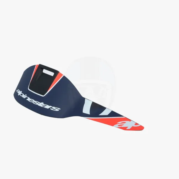 Alpinestars Supertech R10 Team Black Carbon Red Fluo Dark Blue Matt> Integraalhelmen|Carbon Helmen