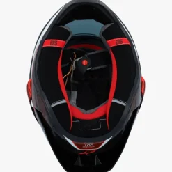 Alpinestars Supertech R10 Team Black Carbon Red White Glossy><noscript><img width=