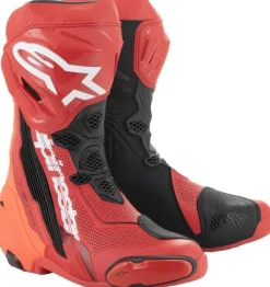 Alpinestars Supertech R Vented Boots Bright Red/Red Fluo 3029>Heren Heren Motorlaarzen|Race Motorlaarzen