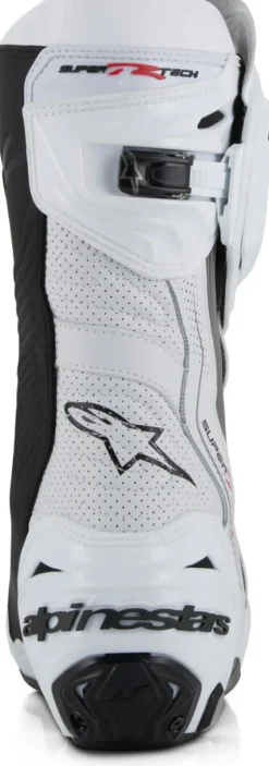 Alpinestars Supertech R Vented Boots White/Mid Gray/Black 2024>Heren Heren Motorlaarzen|Race Motorlaarzen