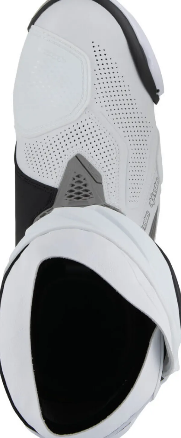 Alpinestars Supertech R Vented Boots White/Mid Gray/Black 2024>Heren Heren Motorlaarzen|Race Motorlaarzen