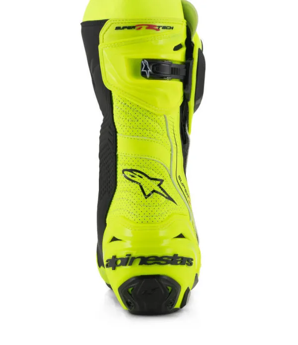 Alpinestars Supertech R Vented Boots Yellow Fluo/Black 551>Heren Heren Motorlaarzen|Race Motorlaarzen