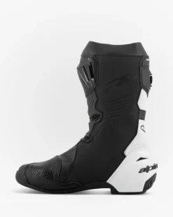 Alpinestars Supertech R Vented Boots Black/White 12>Heren Heren Motorlaarzen|Race Motorlaarzen