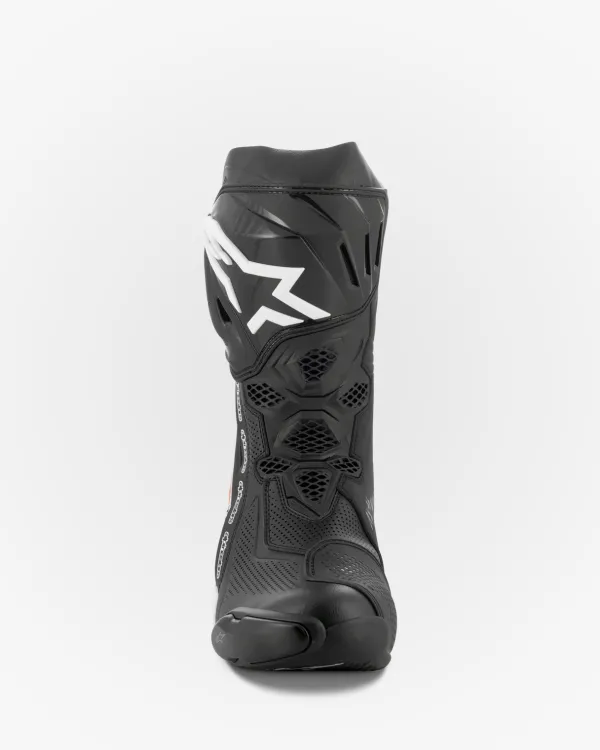 Alpinestars Supertech R Vented Boots Black/White 12>Heren Heren Motorlaarzen|Race Motorlaarzen