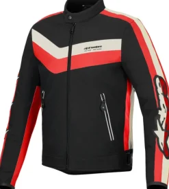 Alpinestars T-Dyno WR Motorjas Black/Bright Red/Ecru 1486> Motorjassen