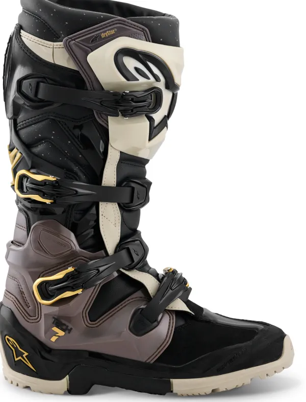 Alpinestars Tech 7 Enduro Drystar Black/Dark Gray/Gold>Heren Heren Motorlaarzen