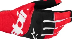 Alpinestars Techstar Gloves Black Bright Red> Motorhandschoenen