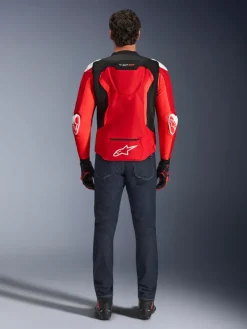 Alpinestars T-Gp Air Motorjas Bright Red/Red Fluo/Black><noscript><img width=