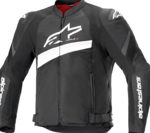Alpinestars T-Gp Plus R V4 Airflow Motorjas Black White 12> Motorjassen