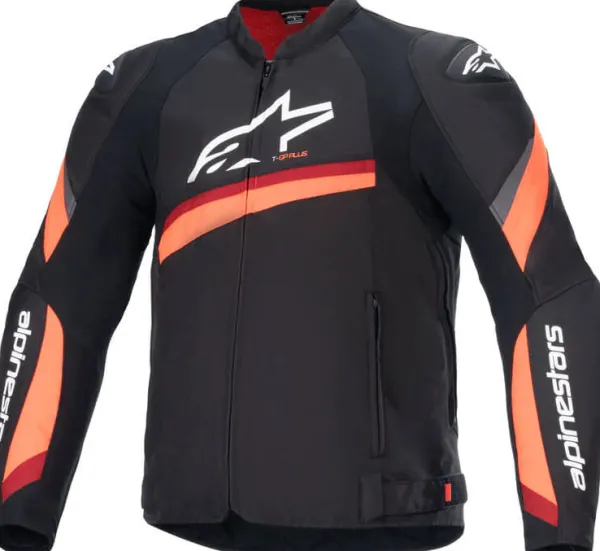 Alpinestars T-GP Plus R V4 Motorjas Black Red Fluo 1030> Motorjassen
