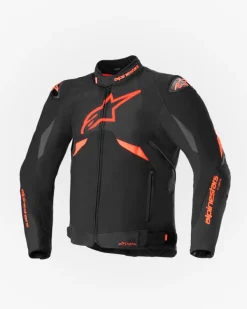 Alpinestars T-GP R V3 Drystar Motorjas Black Red Fluo White 1321> Motorjassen