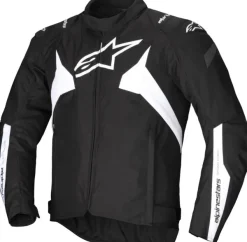 Alpinestars T-Jaws V4 WP Motorjas Black/White 12> Motorjassen