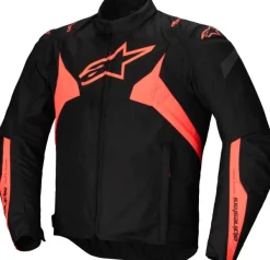 Alpinestars T-Jaws V4 WP Motorjas Black/Red Fluo 1030> Motorjassen