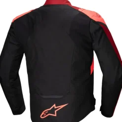 Alpinestars T-Jaws V4 WP Motorjas Black/Red Fluo/Dark Red 1365> Motorjassen