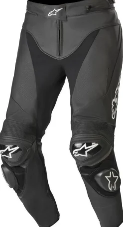 Alpinestars Track V2 Leather Motorbroek Black 10> Motorbroeken