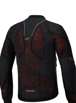 Alpinestars Troop-Air Pro Motorjas Black Red Fluo 1030> Motorjassen
