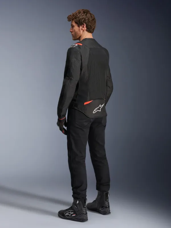 Alpinestars T-Sps Air V2 Motorjas Black Red Fluo 1030> Motorjassen