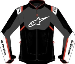 Alpinestars T-Sps Air V2 Motorjas Black White Red Fluo 1231> Motorjassen