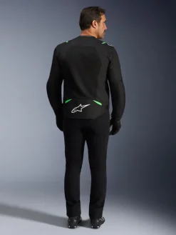 Alpinestars T-Sps Air V2 Motorjas Black/Fluo Green> Motorjassen