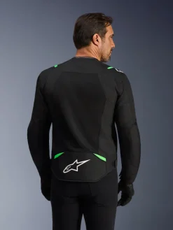 Alpinestars T-Sps Air V2 Motorjas Black/Fluo Green><noscript><img width=