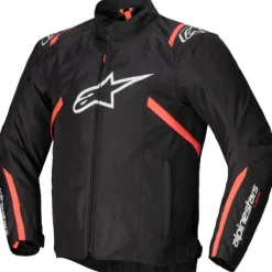 Alpinestars T-SPS V2 WP Motorjas Black/White/Red Fluo 1231> Motorjassen