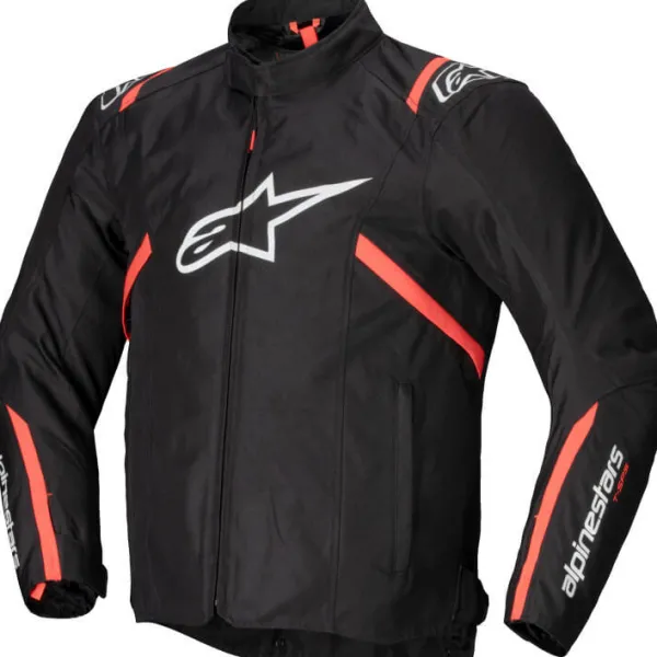 Alpinestars T-SPS V2 WP Motorjas Black/White/Red Fluo 1231> Motorjassen