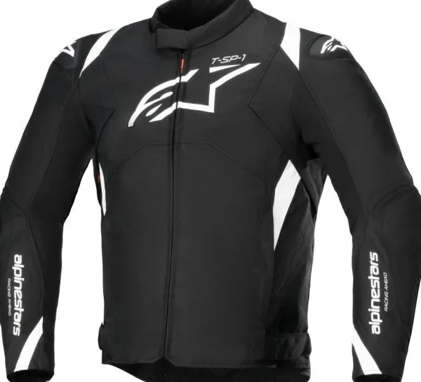Alpinestars T-Sp 1 V2 Waterproof Motorjas Black White 12> Motorjassen