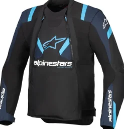 Alpinestars T-Stunt Air Motorjas Black/Dark Blue/Blithe Blue 1386> Motorjassen