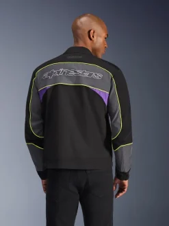 Alpinestars Unite Motorjas Black/Asphalt/Violet> Motorjassen