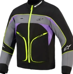 Alpinestars Unite Motorjas Black/Asphalt/Violet><noscript><img width=