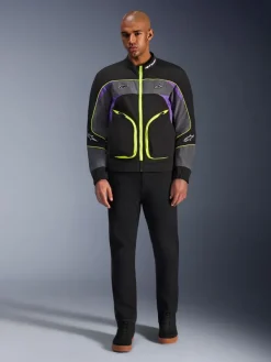 Alpinestars Unite Motorjas Black/Asphalt/Violet><noscript><img width=