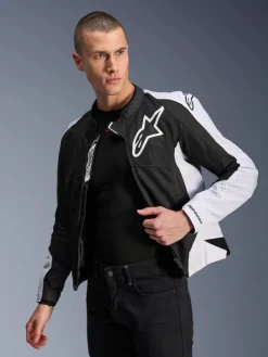 Alpinestars Viper Air V4 Motorjas Black White 12> Motorjassen